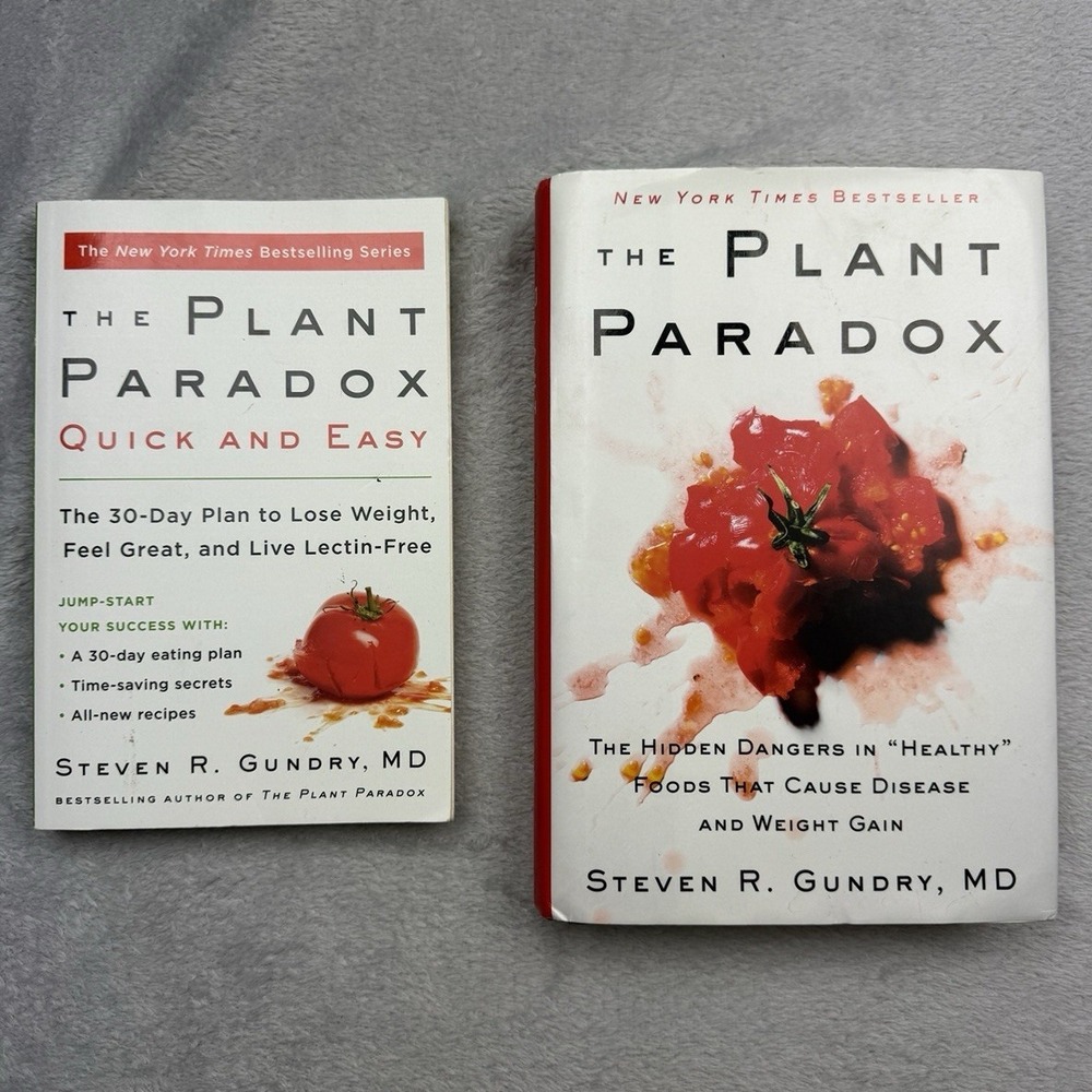 Steven R. Gundry, MD The Plant Paradox Hardcover 2017 w/ Dust Jacket